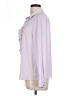 T Tahari 100% Polyester Purple Long Sleeve Blouse Size L - photo 5