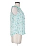 Lauren Conrad 100% Polyester Teal Sleeveless Blouse Size S - photo 4