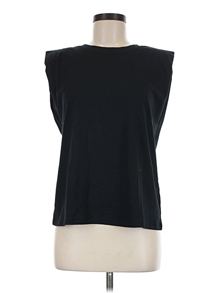 Pre-owned Sanctuary Sleeveless Top Black Boatneck Tops