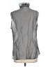 CAbi Gray Sleeveless Button-Down Shirt Size L - photo 2