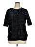 Ann Taylor Black 3/4 Sleeve Top Size XL - photo 1