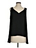 Naked Zebra 100% Polyester Black Sleeveless Blouse Size S - photo 1
