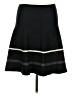 Max Studio Stripes Black Casual Skirt Size M - photo 1