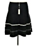 Max Studio Stripes Black Casual Skirt Size M - photo 2