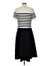 Talbots Stripes Black Casual Dress Size L - photo 2