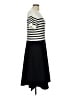Talbots Stripes Black Casual Dress Size L - photo 4