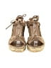 Stuart Weitzman Gold Wedges Size 6 - photo 2