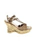 Stuart Weitzman Gold Wedges Size 6 - photo 1