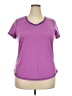 St. John's Bay 100% Polyester Purple Active T-Shirt Size XXL - photo 1