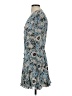 Veronica Beard 100% Silk Print Blue Casual Dress Size 4 - photo 5
