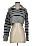 LA Hearts 100% Cotton Stripes Gray Pullover Sweater Size XS - photo 1