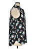 Halogen 100% Polyester Black Sleeveless Blouse Size XL - photo 4