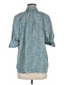 Max Studio 100% Polyester Blue 3/4 Sleeve Blouse Size M - photo 2