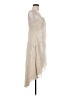 David's Bridal 100% Polyester Ivory Cocktail Dress Size 8 - photo 4