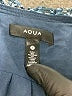 Aqua Jacquard Blue 3/4 Sleeve Blouse Size S - photo 7