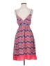 Collective Concepts 100% Polyester Chevron-herringbone Pink Cocktail Dress Size S - photo 1
