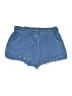 Splendid 100% Viscose Blue Denim Shorts Size L - photo 1