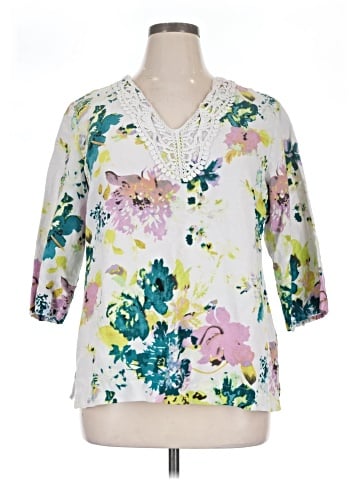 PREMISE 3/4 Sleeve Blouse (view 1)