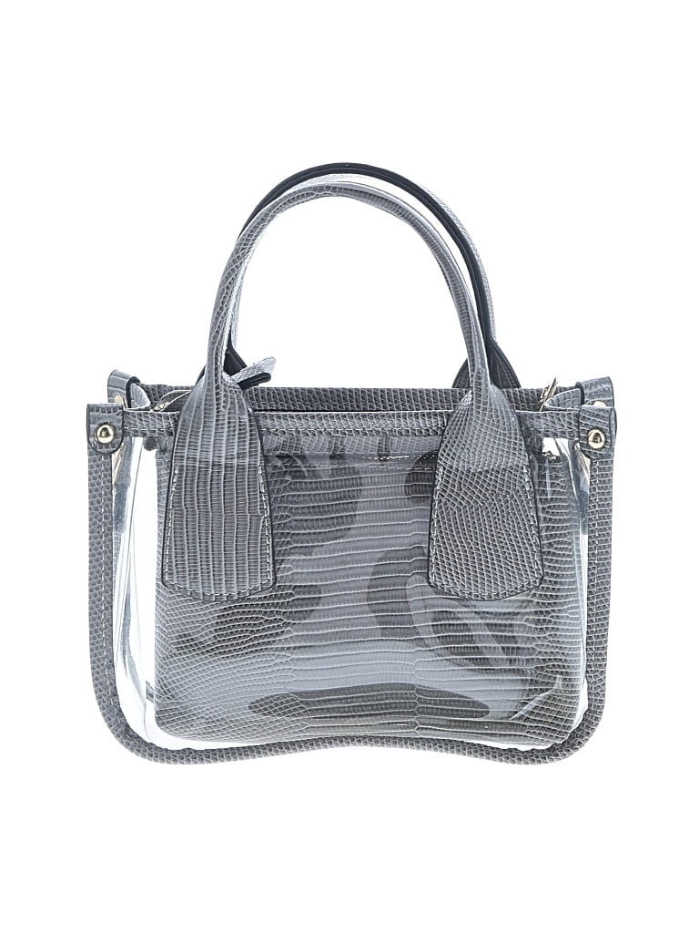 Pre-owned Jen & Co. Satchel In Gray