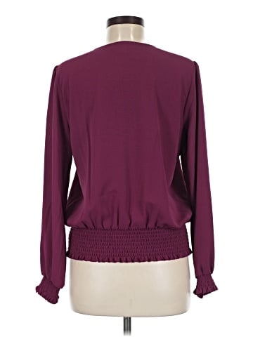 MICHAEL Michael Kors Long Sleeve Blouse (view 2)