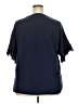 JM Collection Blue 3/4 Sleeve Top Size XXL - photo 2