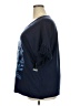 JM Collection Blue 3/4 Sleeve Top Size XXL - photo 5
