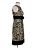 Kay Unger Paisley Black Cocktail Dress Size 6 - photo 4