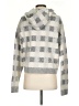 Dannijo Checkered-gingham Silver Turtleneck Sweater Size S - photo 2