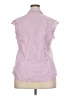 Talbots 100% Cotton Stripes Pink Sleeveless Button-Down Shirt Size 20 - photo 2