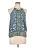 Akemi + Kin 100% Viscose Blue Sleeveless Blouse Size 10 - photo 1