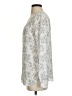 Ann Taylor LOFT Outlet Silver Long Sleeve Blouse Size S - photo 5