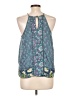 Akemi + Kin 100% Viscose Blue Sleeveless Blouse Size 10 - photo 2