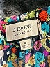 J.Crew Collection 100% Silk Print Silver Teal Active Pants Size 2 - photo 7