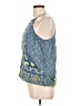 Akemi + Kin 100% Viscose Blue Sleeveless Blouse Size 10 - photo 5