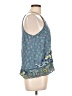 Akemi + Kin 100% Viscose Blue Sleeveless Blouse Size 10 - photo 4