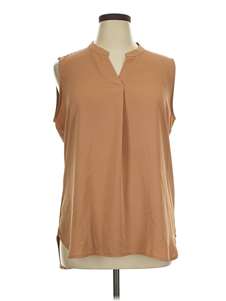 Pre-owned Timeson Sleeveless T-shirt In Tan