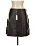 Max Studio 100% Polyurethane Brown Faux Leather Skirt Size L - photo 2