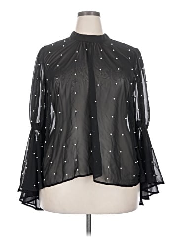ELOQUII 3/4 Sleeve Blouse (view 1)