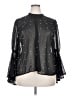 ELOQUII 100% Polyester Black 3/4 Sleeve Blouse Size 20 - photo 1