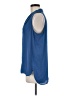 Vince Camuto 100% Polyester Blue Sleeveless Blouse Size M - photo 5