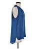 Vince Camuto 100% Polyester Blue Sleeveless Blouse Size M - photo 4
