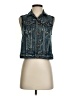 J.Crew 100% Cotton Blue Denim Vest Size XS - photo 1