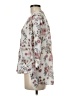 West Kei 100% Polyester Floral Ivory 3/4 Sleeve Blouse Size M - photo 5