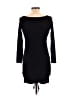 Flounce Solid Black Cocktail Dress Size 12 - photo 2