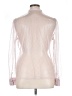 Express Ivory Long Sleeve Blouse Size XL - photo 2