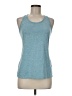 Nike 100% Polyester Blue Tank Top Size M - photo 1