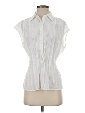 Max Studio Sleeveless Button-Down Shirt (view 1)