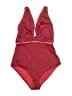 Curvy Kate Solid Burgundy One Piece Swimsuit Size 36J - photo 1