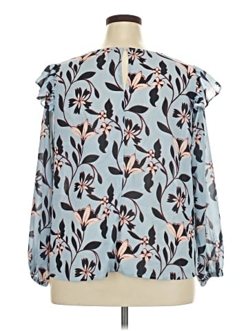 ELOQUII Long Sleeve Blouse (view 2)