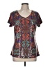 Brina & Em Silver Short Sleeve Blouse Size M (estimated) - photo 1